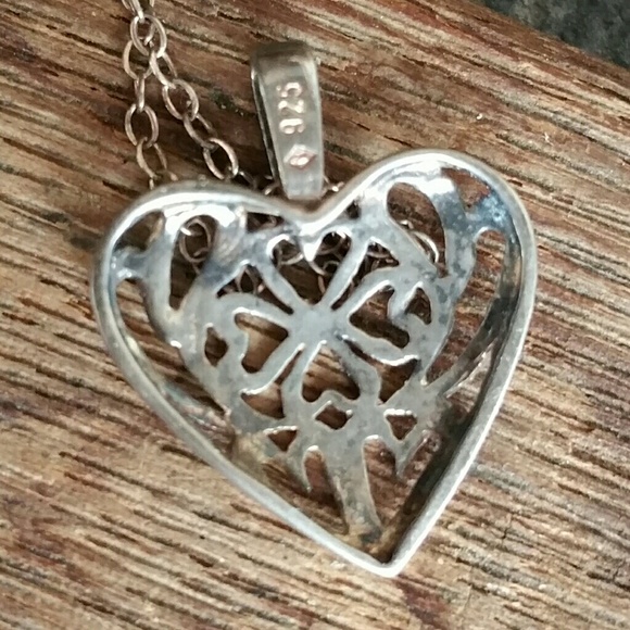 Silver Heart Pendant - Picture 2 of 7